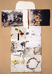 Agata Buchalik-Drzyzga - "SZATA CODZIENNA I" - 100x70 cm | papier ręcznie czerpany | 2001