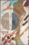 Agata Buchalik-Drzyzga - "MISTERIUM KRZYŻA" - 100x70 cm | papier ręcznie czerpany | 2003