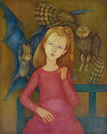 Bożena Cajdler-Gruszkiewicz "MARINA" - 81x65 cm, olej, 1991