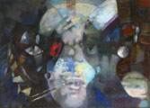 Telemach Pilitsidis - "Kocica" - 45 x 60 cm | olej | 2004i