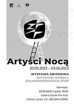 Artyci noc - plakat