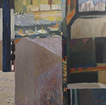 ARTYCI ZIM - Wojciech Plust - Czyste ptno | 2023, olej na ptnie, 100100 cm