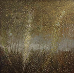 ARTYCI ZIM - Krystyna Przdka - Chodzcy w brzezinie | 2016, olej na ptnie , 8080 cm
